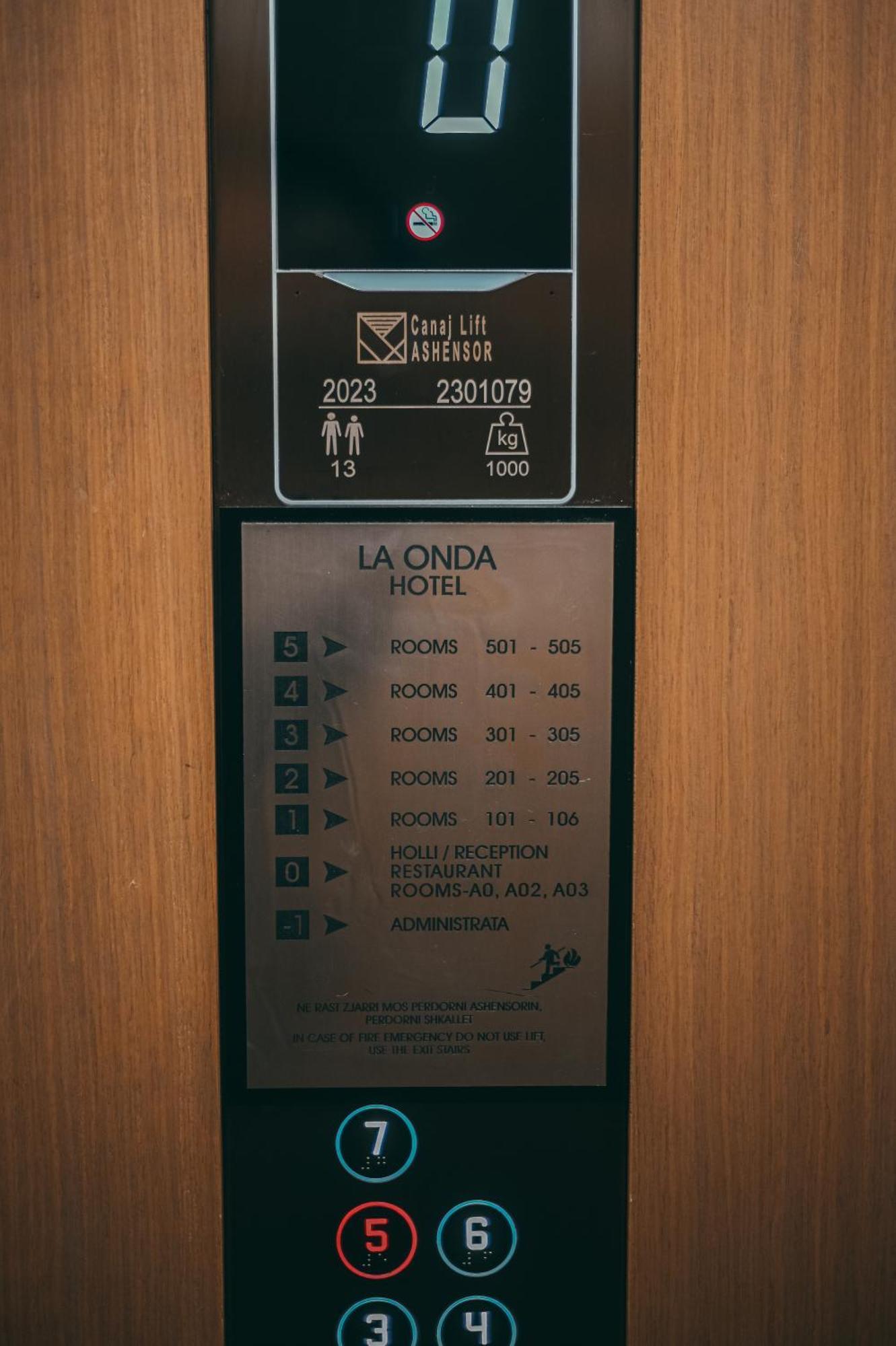 La Onda Hotel Durrës Zewnętrze zdjęcie